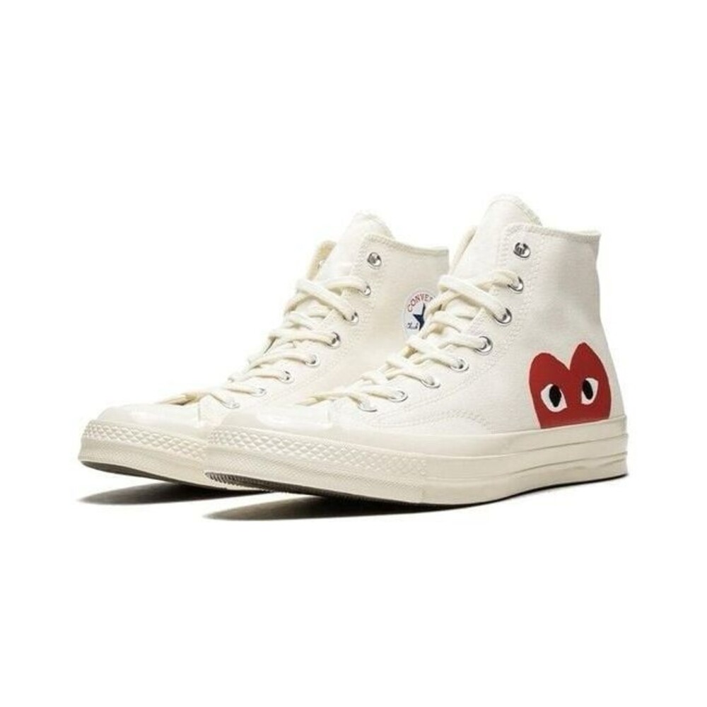 CONVERSE X COMME DES GARCONS PLAY Chuck Taylor High White - Men Size 3 WMNS 5
